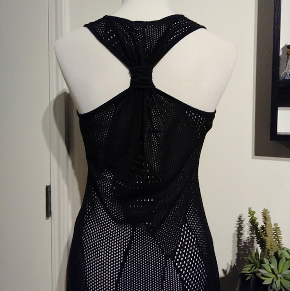 Calvin Klein Mesh Coverup Maxi - Picture 5 of 6